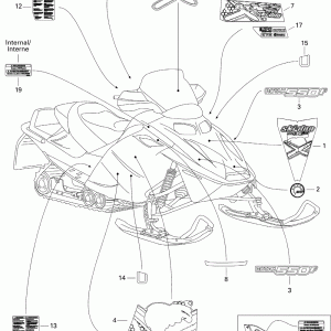 Abtibild 2006 Ski Doo Gsx 550F nr.10