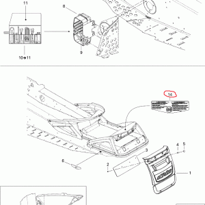 Abtibild 2006 Ski Doo Gtx 550F nr.14