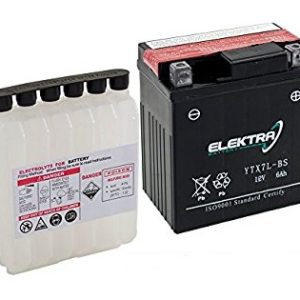 Baterie moto+electrolit 12V6AH   YTX7L-BS   RMS