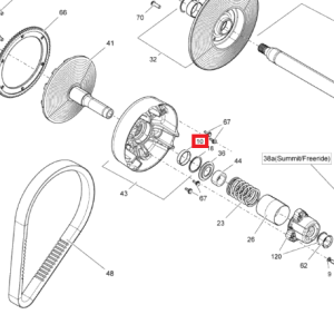 Bucsa variator de conducere Ski-Doo