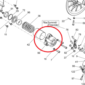 Capac arc variator fata Ski-Doo SUMMIT X 800RE XM, BRP – ofertă, preț și specificații