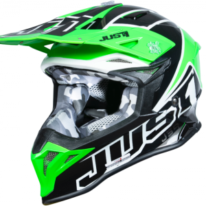 Casca moto atv JUST1 Thruster, culoare verde negru, marime M, Just1 – ofertă, preț și specificații