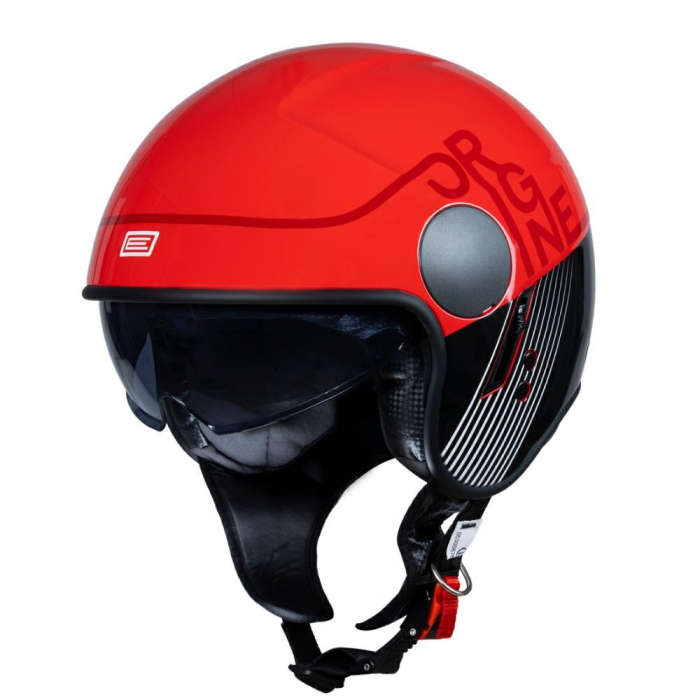 Casca moto jet cu ochelari