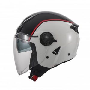 Casca semi-integrala Ufo Spirit Urban Jet, culoare alb negru, marime XL, UFO – ofertă, preț și specificații