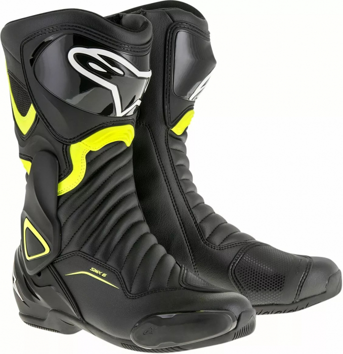Cizme Alpinestars SMX-6 v2 culoare Negru Verde marimea 39