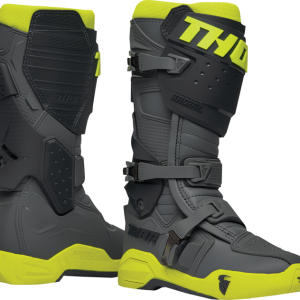 Cizme Atv Cross Thor Radial, culoare gri galben fluo, marime 51, Thor – ofertă, preț și specificații