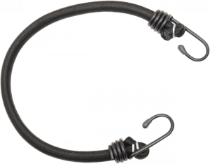 Coarda Parts Unlimited elastica negru 2 carlige 45.5cm 18 inch, Parts Unlimited