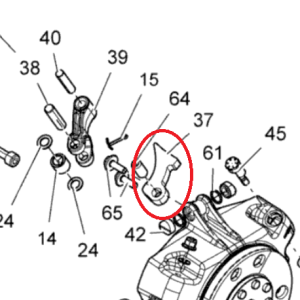 Contragreutate 441 variator Ski-Doo Summit X 800RETEC XM-163