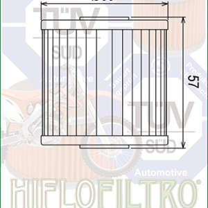 Filtru Ulei Hiflofiltro Kawasaki HF123 OEM 16099-004