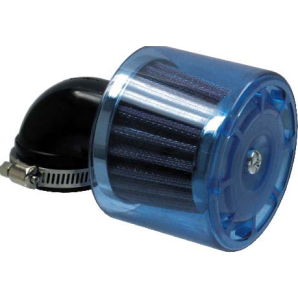 Filtru aer sport+protectie plastic D.35 90 grade, RMS