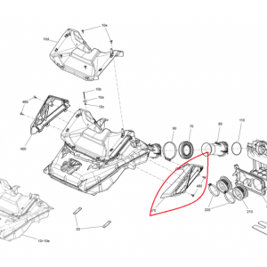 Filtru aer stanga Ski-Doo