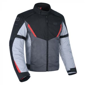 Geaca textila Oxford Delta 1.0, negru gri rosu, S, Oxford – ofertă, preț și specificații