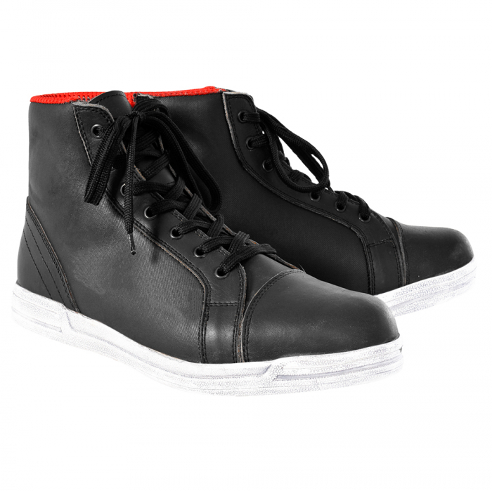 Ghete moto piele textil Oxford Jericho