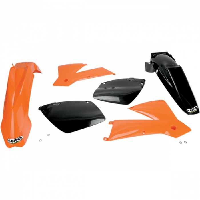 Kit plastice KTM SX 125 150 250 380 2T 2001-2002, culoare originala, UFO – ofertă, preț și specificații