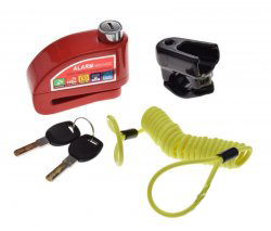 Lacat pentru disc cu alarma