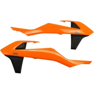 Laterale radiator KTM SX SX-F 16-18 EXC 17-18 ,portocaliu negru, UFO