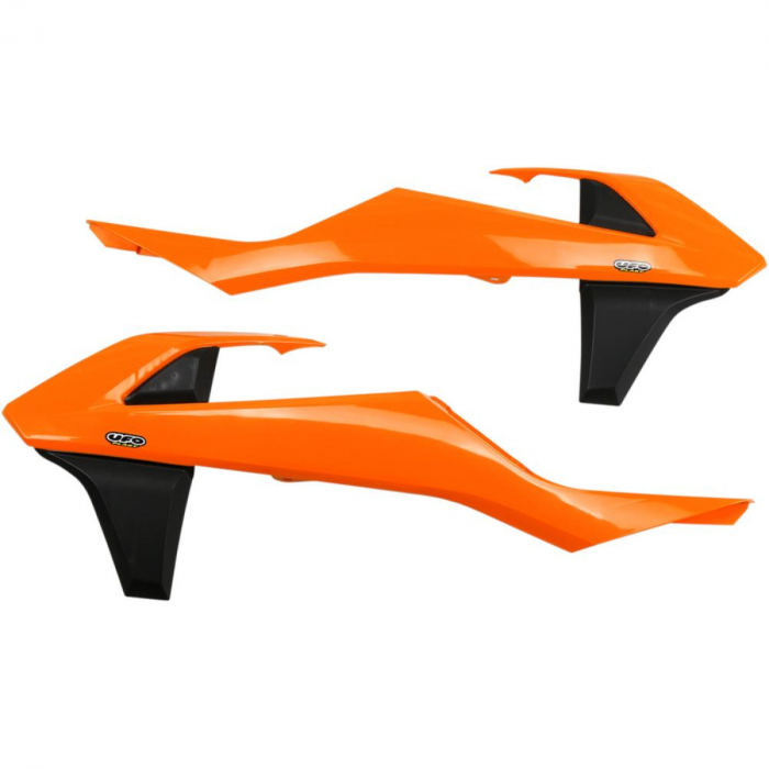 Laterale radiator KTM SX SX-F 16-18 EXC 17-18 ,portocaliu negru, UFO – ofertă, preț și specificații