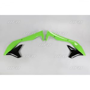 Laterale radiator Kawasaki KXF450 16-18 negru verde