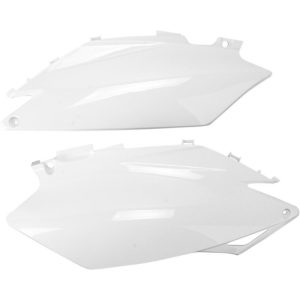 Laterale spate Honda CRF250 11-13 CRF450 11-12, albe, UFO