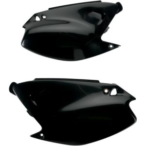 Laterale spate Kawasaki KX125-250 03-08,negre, UFO