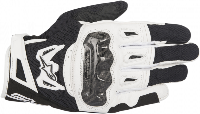Manusi Alpinestars SMX-2 Air Carbon V2 culoare Negru Alb marime M