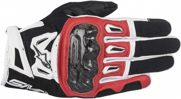 Manusi Alpinestars SMX-2 Air Carbon V2 culoare Negru Rosu Alb marime 2XL
