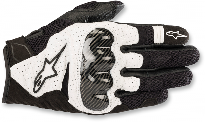 Manusi Alpinestars Smx-1 Air v2 culoarea Negru Alb marimea 3XL