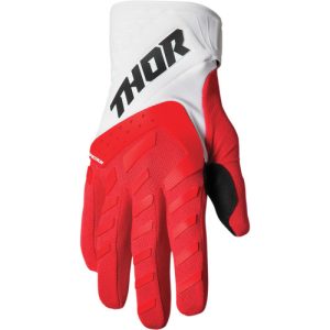 Manusi copii atv cross Thor Spectrum, culoare rosu alb, marime M, Thor – ofertă, preț și specificații