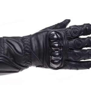Manusi moto piele lungi dame