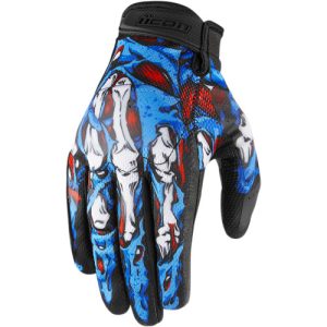 Manusi piele textil Icon Hooligan