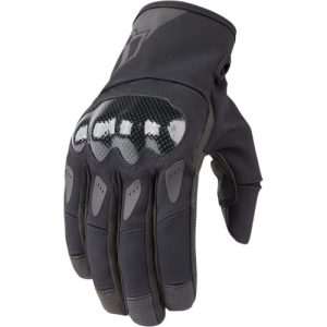 Manusi piele textil Icon Stormhawk