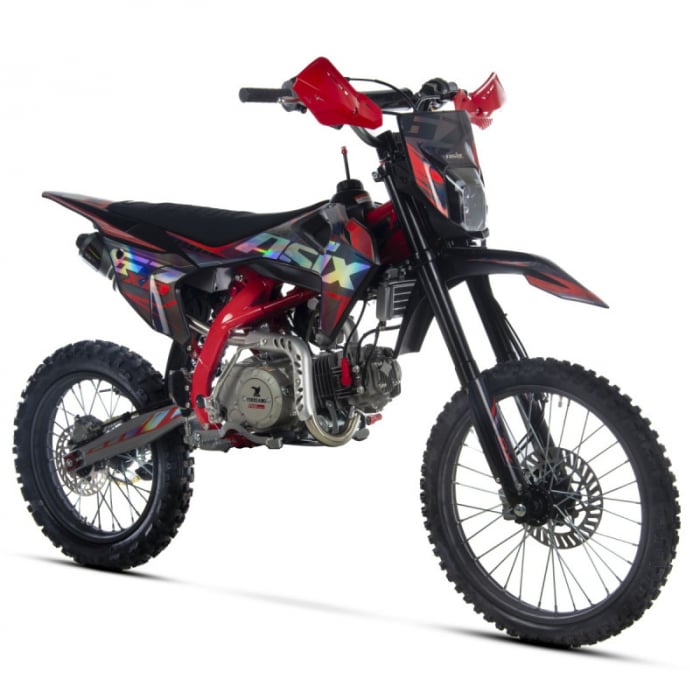Motocicleta Enduro Cross Asix XB67 140cc, 4T, roti 19 16 , 4 viteze, pornire electromotor, culoare negru rosu, Asix – ofertă, preț și specificații