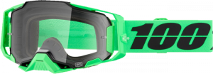 Ochelari cross atv 100% Armega Anza 2, lentila clara, culoare rama verde, 100%