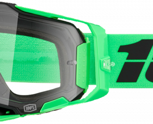 Ochelari cross atv 100% Armega Anza 2, lentila clara, culoare rama verde, 100% – ofertă, preț și specificații