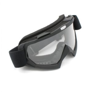 Ochelari cross atv enduro, XTR, lentila transparenta, culoare rama negru mat, XTR