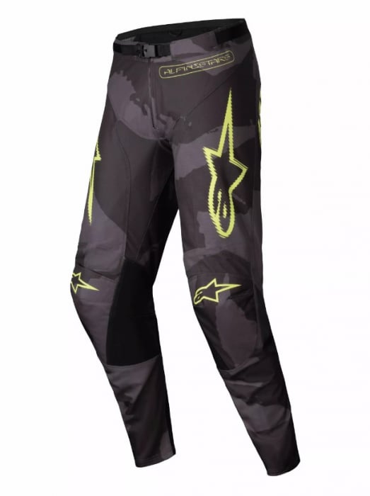 Pantaloni atv cross Alpinestars Racer Hollow, culoare gri galben, marime 30, Alpinestars – ofertă, preț și specificații