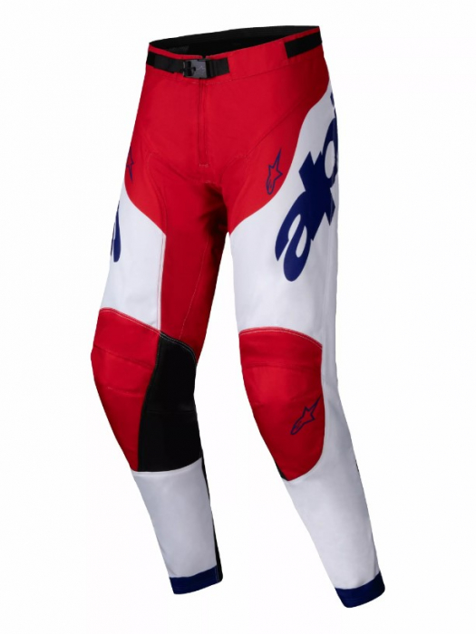 Pantaloni atv cross Alpinestars Racer Veil, culoare rosu alb, marime 28, Alpinestars – ofertă, preț și specificații