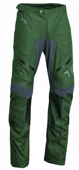 Pantaloni atv cross Thor Terrain OTB, culoare verde gri, marime 42, Thor – ofertă, preț și specificații