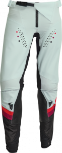 Pantaloni dama atv cross Thor Pulse Rev, culoare negru alb menta, marime XS, Thor