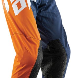 Pantaloni motocross Thor Core Slash culoare portocaliu albastru inchis marime 34
