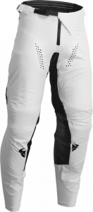Pantaloni motocross enduro Thor Pulse Mono, culoare alb negru, marimea 38, Thor