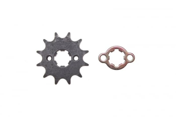 Pinion fata transmisie si siguranta moto cross