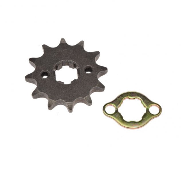 Pinion fata transmisie si siguranta moto cross
