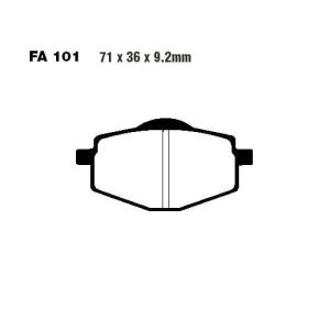 Placute de frana FA101R Sinter R EBC
