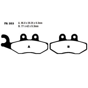 Placute de frana SFA353HH