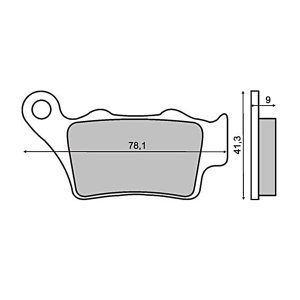 Placute frana BMW F 650  94- 05  Honda NX 500  97- 99