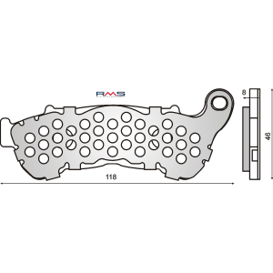 Placute frana Honda CB Hornet 600  07