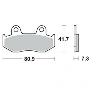 Placute frana MCB534