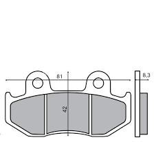 Placute frana (Sinter) Honda SH 125-150 00- 05 BIFA, RMS – ofertă, preț și specificații