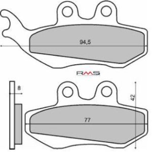 Placute frana (Sinter) Piaggio Hexagon 250